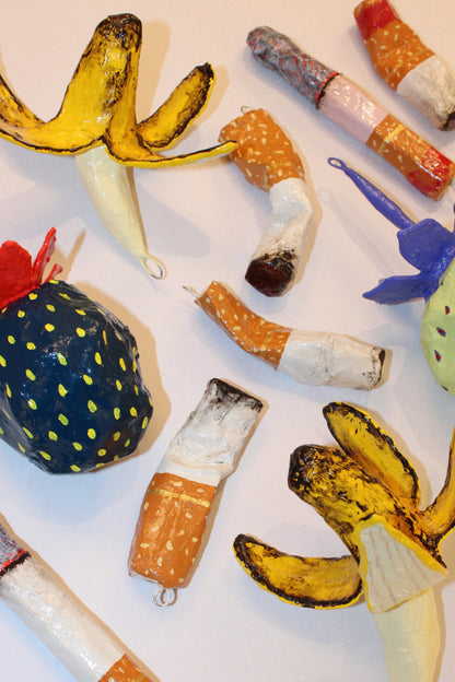 HANDMADE PAPER MACHE ORNAMENTS