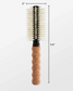 ROUND BOAR / NYLON BRISTLE BRUSH
